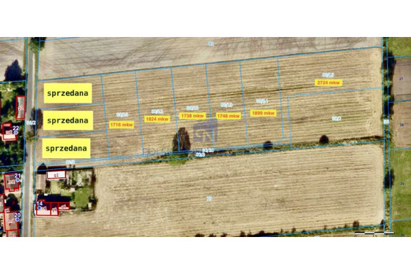 Białykał, Pakosław, Działka na sprzedaż