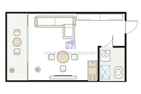 Wrocław, Krzyki, Partynice, Zwycięska, Nowe studio | balkon, garaż, ostatnie piętro.