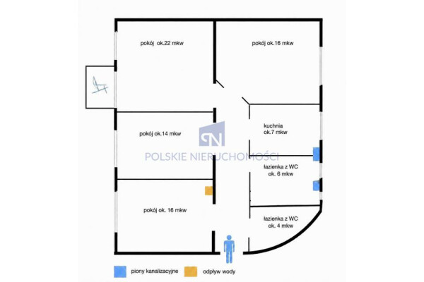 Wrocław, Śr&oacute;dmieście, Norberta Barlickiego, Śr&oacute;dmieście | 92m2 | 4 pokoje | Balkon